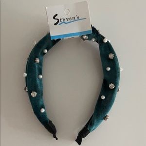 Pearl Headband in Green